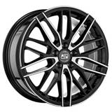 MSW 72 Black Full Polished 7X17 5x100 ET35 63,4 